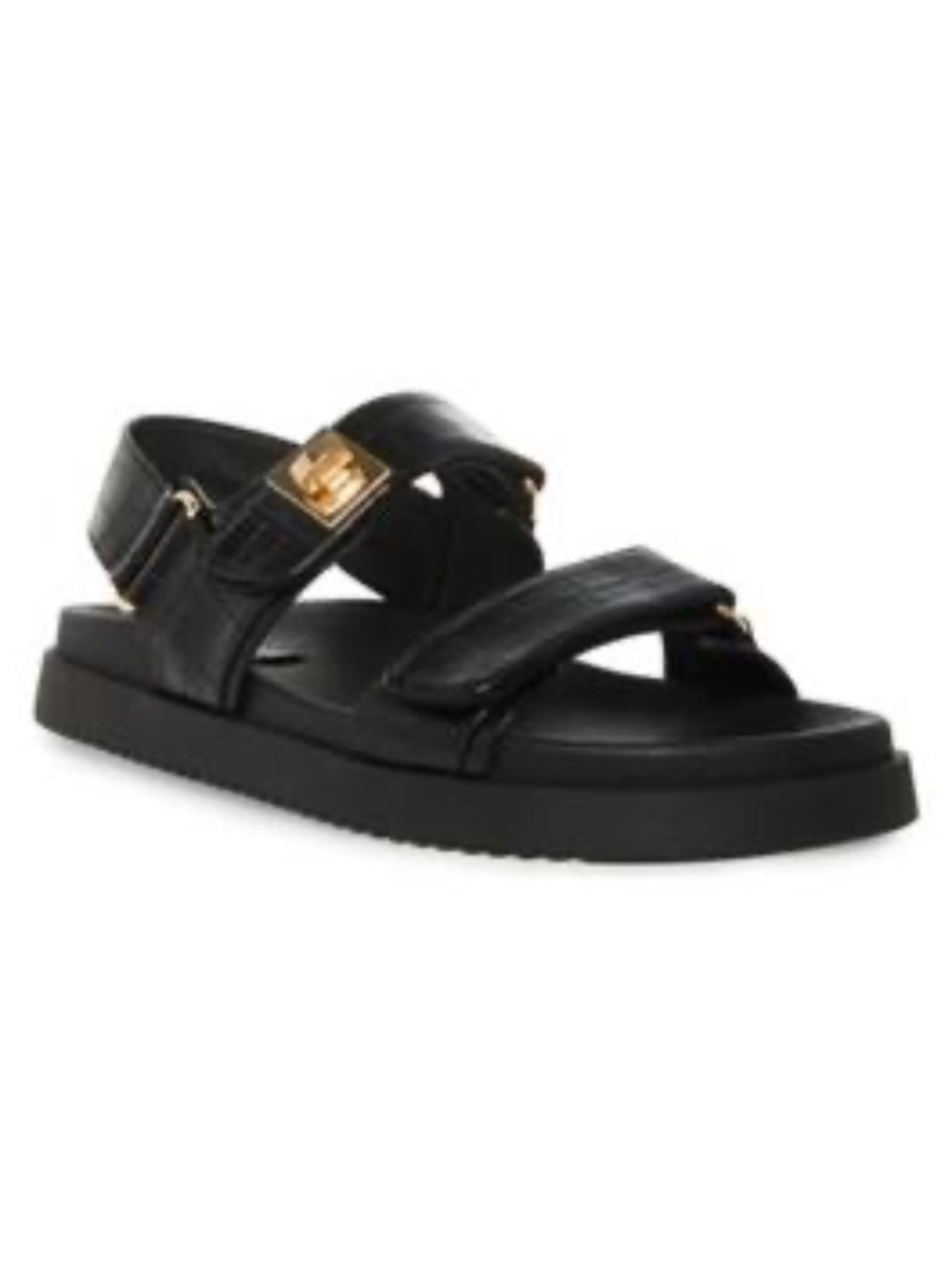 Steve Madden Mona - Womens Black Sandal Medium